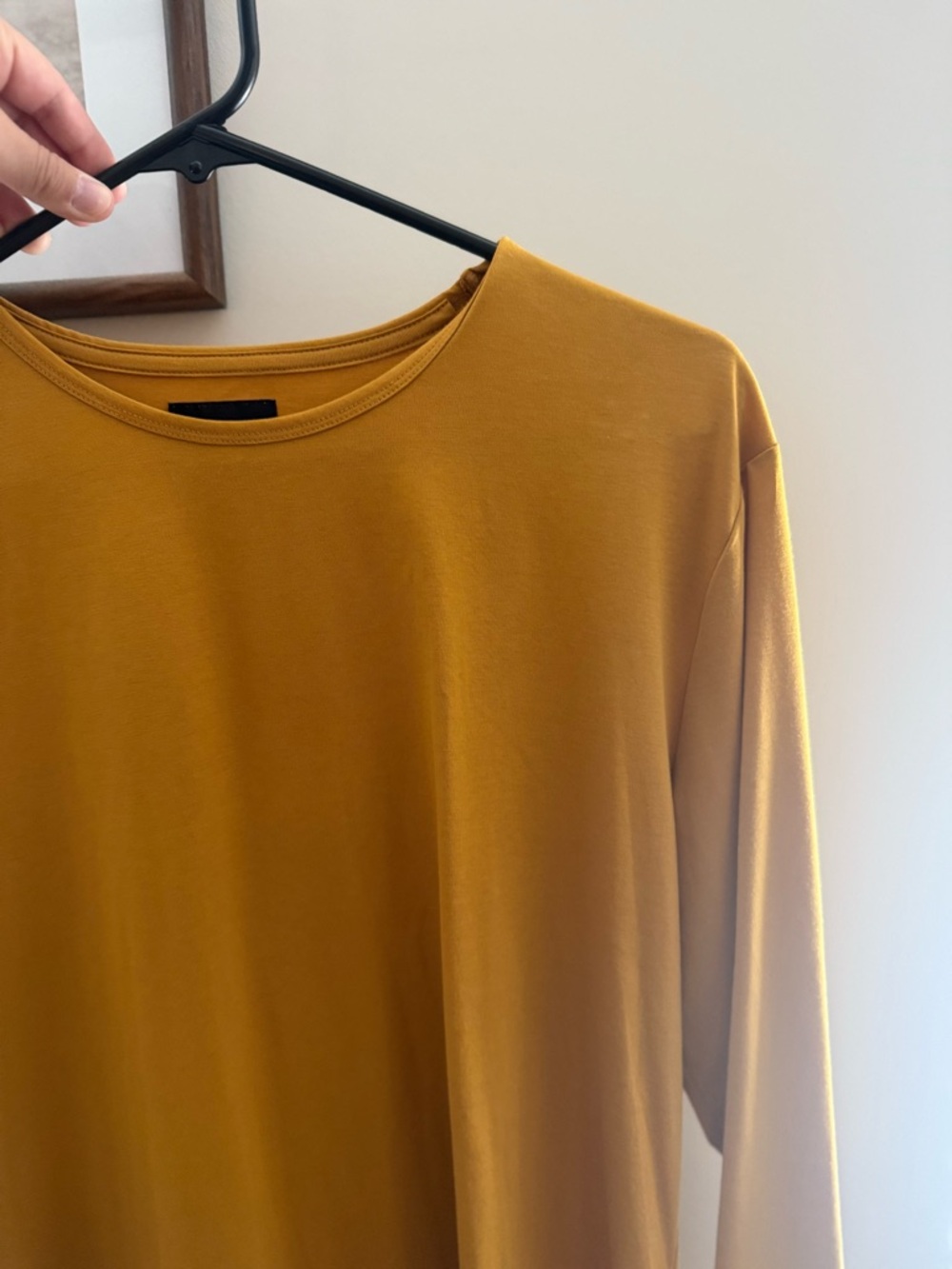 Cuts Pyca Pro Mustard Yellow Long Sleeve Tee - M